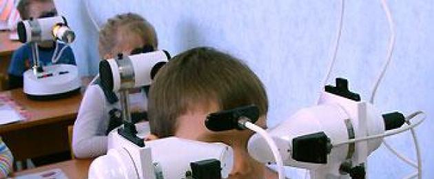 ბავშვთა ხედვა მოკლედ შესახებ მთავარია. ადამიანის თვალის ზრდისა და განვითარების დინამიკა
