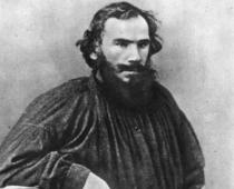 Кратка биография на Лев Толстой: най-важните знаци на Лев Толстой