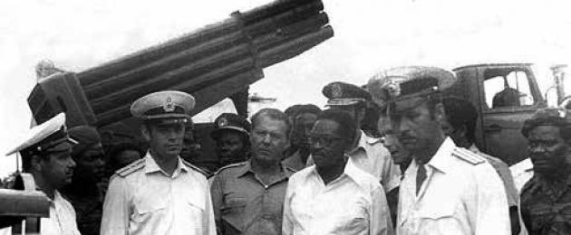 Сценарий на войната на СССР в Южна Африка.  Невидимата война на СССР в Ангола: как беше.  Партизански етап от войната
