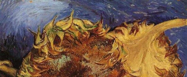 Opíšte van goghovo zátišie s ospalými hlavami.  Obraz „Spáči“ je vizuálnym majstrovským dielom Vincenta Van Gogha.  Choroba, smrť